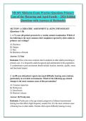 NR 601 Midterm Exam Practice Questions Primary &NewLine;Care of the Maturing and Aged Family &ndash; 2026 Edition &NewLine;Questions with Answers & Rationales