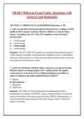 NR 601 Midterm Exam Guide&comma; Questions with &NewLine;Answers and Rationales