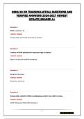 OSHA 30 HR TRAINING&vert;ACTUAL QUESTIONS AND VERIFIED ANSWERS 2026-2027 NEWEST UPDATE&vert;GRADED A&plus;