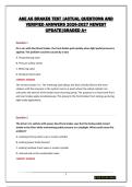 ASE A5 BRAKES TEST &vert;ACTUAL QUESTIONS AND VERIFIED ANSWERS 2026-2027 NEWEST UPDATE&vert;GRADED A&plus;