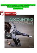 Solution Manual For Accounting Principles 14th Edition by Jerry J&period; Weygandt&comma; Paul D&period; Kimmel&vert;&vert;ISBN NO&colon;10&comma;&vert;&vert;ISBN NO&colon;13&comma;978-&vert;&vert;All Chapters&vert;&vert;Complete Guide A&plus;&NewLine;