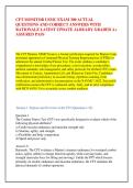 CFT MONITOR USMC EXAM 300 ACTUAL &NewLine;QUESTIONS AND CORRECT ANSWERS WITH &NewLine;RATIONALE LATEST UPDATE ALREADY GRADED A&plus; &NewLine;ASSURED PASS