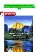 Test Bank for Auditing & Assurance Services A Systematic Approach 12e Messier 2026 All Chapter 1-21 Complete Guide A&plus; ISBN&colon;9781264468690 Newest Version Instant Pdf Download&NewLine;