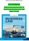 Solution Manual For Business Law&colon; Text & Exercises&comma; 10th Edition by Roger LeRoy Miller&comma; William E&period; Hollowell&comma; Verified Chapters 1 - 43&comma; Complete Newest Version&NewLine;