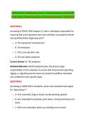 NCCCO Core Certification Exam &vert; Comprehensive QUESTION &NewLine;Bank&comma; Most Tested Questions & Verified Answers 2026&sol;2027 