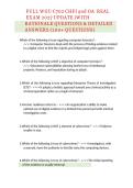 WGU C702 CHFI & OA Exam Questions and Answers 2027 &vert; 200&plus; Practice Questions