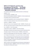 WGU C172 Network & Security Foundations PA & OA Questions and Answers 2027&NewLine;