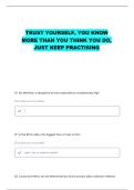 MYRON GLASSMAN MKTG 311 TEST 1 QUESTIONS WITH CORRECT ANSWERS