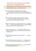 WGU C702 CHFI & OA Exam Questions and Answers 2027 &vert; 200&plus; Practice Questions
