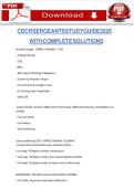 CDCR Sergeants Study Guide 2026 with Complete Solutions &vert; Promotional Exam Questions & Answer Key