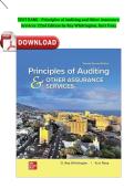 Full Test Bank for Principles of Auditing and Other Assurance Services&comma; 22nd Edition &ndash; Whittington & Pany&NewLine;