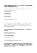 Galen College NSG 3850 Exam 1 &lpar;pdf&rpar; &vert; 2026&sol;2027 &vert; Pathophysiology II Q&A &vert; Pathophysiology HESI