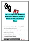 CM 4223 Strategic Management Midterm 2026&sol;2027 &vert; 30&plus; Questions & Answers &vert; Porter&rsquo;s Five Forces&comma; Mission & Vision&comma; Competitive Advantage