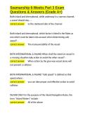 Seamanship 6-Weeks Part 3 Exam Questions & Answers &lpar;Grade A&plus;&rpar;&period;docx&NewLine;&NewLine;