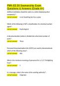PMK-EE E6 Seamanship Exam Questions & Answers &lpar;Grade A&plus;&rpar;&period;docx&NewLine;&NewLine;