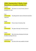 USNA Seamanship 6 Weeks Exam Questions & Answers &lpar;Grade A&plus;&rpar;&period;docx&NewLine;&NewLine;