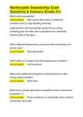 Marlinespike Seamanship Exam Questions & Answers &lpar;Grade A&plus;&rpar;&period;docx&NewLine;&NewLine;