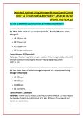Maryland Assisted Living Manager 80-Hour Exam &lpar;COMAR &NewLine;10&period;07&period;14&rpar; &vert; QUESTIONS AND CORRECT ANSWERS LATEST &NewLine;UPDATE THIS YEAR&period;pdf 