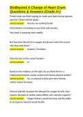 BioBeyond A Change of Heart Exam Questions & Answers &lpar;Grade A&plus;&rpar;&period;docx&NewLine;&NewLine;