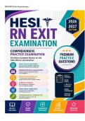 HESI RN Exit Examination 2026&ndash;2027 &vert; Complete Comprehensive Practice Exam &vert; 200 Original HESI & NCLEX-Style Questions with Detailed Rationales &vert; NGN Clinical Judgment &vert; Ultimate RN Exit Review