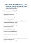CEFP Planning&comma; Design and Construction Questions with Correct Answers 2026 &vert; Latest Exam Study Guide & Practice Test
