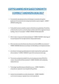 CEFP Exam Review Questions with Correct Answers 2026 &vert; Complete Certification Study Guide & Practice Test