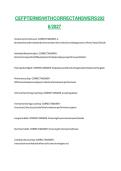 CEFP Terms with Correct Answers 2026 &vert; Complete Certification Study Guide & Key Concepts Review
