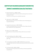 CEFP Study Guide Exam Questions with Correct Answers 2026 &vert; A&plus; Rated Complete Certification Prep & Practice Test
