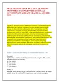 NR511 MIDTERM EXAM 300 ACTUAL QUESTIONS &NewLine;AND CORRECT ANSWERS WITH RATIONALE &NewLine;LATEST UPDATE ALREADY GRADED A&plus; ASSURED &NewLine;PASS