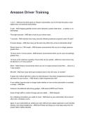 Amazon Driver Training Questions and Correct Answers with Rationales &lpar;2026&sol;2027&rpar;