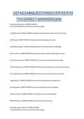CEPA Exam Questions Overview with Correct Answers 2026 &vert; Complete Certification Study Guide & Practice Test