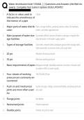 Water distribution level 3 EXAM&comma; &vert;&vert; Questions and Answers &lpar;Verified Answers&rpar; Complete Test &lpar;Latest Update 2026&rpar; UPDATE&excl;&excl; 