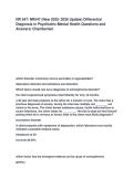 NR 547 NR547 New 2025 2026 Update Differential Diagnosis in Psychiatric Mental Health  