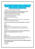 NRNP 6568 COMPLETE EXAM BANK &vert; Weeks 1&ndash;6&comma; Midterm & Final &NewLine;Practice Questions &plus; Rationales &mdash; Walden THE ULTIMATE ALL&NewLine;IN-ONE STUDY PACKAGE FOR NRNP 6568&excl; 
