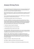 AMAZON DRIVER TRAINING Questions with Comprehensive Rationales &lpar;2026&sol;2027&rpar;All Bundled Here&excl;&excl;&excl;