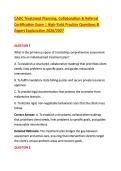 CADC Treatment Planning&comma; Collaboration & Referral &NewLine;Certification Exam &vert; High-Yield Practice Questions & &NewLine;Expert Explanation 2026&sol;2027 