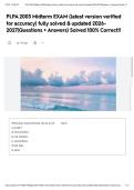 PLPA 2003 Midterm EXAM &lpar;latest version verified for accuracy&rpar; fully solved & updated 2026-2027&lpar;Questions &plus; Answers&rpar; Solved 100&percnt; Correct&excl;&excl;&NewLine;&NewLine;&NewLine;