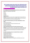 NYC Custodian Engineer Exam Practice Test &vert; 200 Questions with &NewLine;Verified Answers & Rationales &vert; DCAS Civil Service Exam Prep &vert; &NewLine;NYC DOE Custodian Engineer Certification &period;pdf 