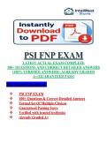 PSI FNP EXAM LATEST 2026&sol;2027 Update ACTUAL EXAM COMPLETE 150 QUESTIONS AND CORRECT DETAILED ANSWERS &lpar;100&percnt; VERIFIED ANSWERS&rpar; &vert;ALREADY GRADED A&plus;&vert;&vert;GUARANTEED PASS&excl;