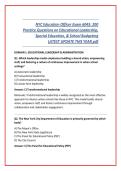 NYC Education Officer Exam 6045&colon; 200 &NewLine;Practice Questions on Educational Leadership&comma; &NewLine;Special Education&comma; & School Budgeting &NewLine;LATEST UPDATE THIS YEAR&period;pdf 