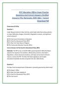 NYC Education Officer Exam Practice &NewLine;Questions And Correct Answers &lpar;Verified &NewLine;Answers&rpar; Plus Rationales 2026 Q&A &vert; Instant &NewLine;Download Pdf 