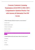Concrete Contractor Licensing &NewLine;Examination &lpar;AGACNP-C&rpar; 2026&ndash;2027 &vert; &NewLine;Comprehensive Question Practice Test &NewLine;with Answers & Rationales&vert; Free Pdf &NewLine;Access