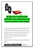 AS 408 Test 3 Study Guide 2026&sol;2027 &ndash; 19&plus; Exam Questions & Answers&comma; Airport Safety&comma; SMS&comma; NextGen&comma; Aviation Security