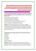 WGU D443 Health Assessment OA Practice Exam &vert; 200 &NewLine;Questions with Verified Answers & Rationales &vert; &NewLine;Objective Assessment Prep &vert; Western Governors &NewLine;University 