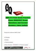 HIM 410 Final Exam Practice 2026&sol;2027 &ndash; 90&plus; Questions & Answers&comma; Managed Care&comma; Health Insurance&comma; Hospitals&comma; Medicare & Long-Term Care
