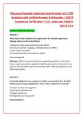 Wisconsin Pesticide Applicator Exam Practice Test &vert; 200 &NewLine;Questions with Verified Answers & Rationales &vert; DATCP &NewLine;Commercial Certification &vert; Turf&comma; Landscape&comma; Right-of &NewLine;Way & Core