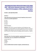WISCONSIN PESTICIDE APPLICATOR EXAM STUDY BANK &NewLine;2026 &ndash; 200 Practice Questions & Answers &vert; DATCP ATCP &NewLine;29 & ATCP 30 Compliant &vert; FIFRA&comma; Calibration & Safety &NewLine;Test Prep 
