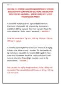 BSN HESI 215 DOSAGE CALCULATION EXAM NEWEST VERSION &NewLine;2026&sol;2027 WITH COMPLETE 200 QUESTIONS AND SOLUTION &NewLine;100&percnt; VERIFIED ANSWERS A&plus; GRADED FREE&vert;&vert;BEST LATEST &NewLine;VERSION&vert;&vert;SURE PASS&excl;&excl;&excl;