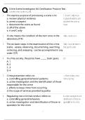 IAI CCSI Practice Test 2025-2026 &sol; Crime Scene Investigator Certification &sol; Score 100&percnt;&NewLine;&NewLine;