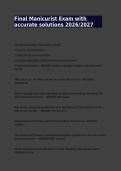 Exam &lpar;elaborations&rpar; Texas manicurist 2026&sol;2027